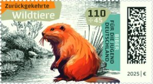 Briefmarke Deutschland Biber