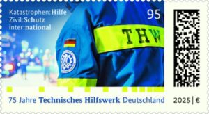 Briefmarke Deutschland Technisches Hilfswerk-THW