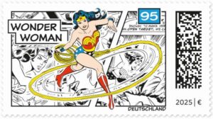 Briefmarke Deutschland Wonder Woman