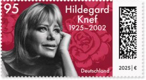 Briefmarke Deutschland Hildegard Knef