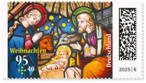 Briefmarke Deutschland Weihnachtsmarke 2025