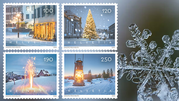 Briefmarken Schweiz Weihnachten