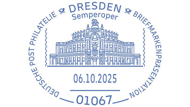Sonderstempel Semperoper nur in Weiden