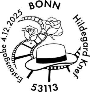 Stempel Bonn Hildegard Knef