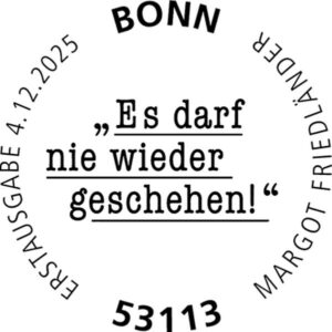 Stempel Bonn Margot Friedländer