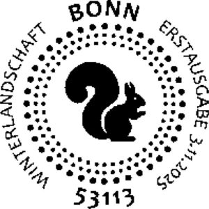 Stempel Bonn Winterlandschaft