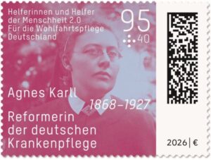 Briefmarke Deutschland Agnes Karll