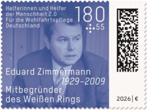 Briefmarke Deutschland Eduard Zimmermann