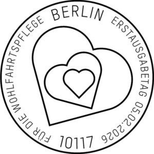 Stempel Berlin Für die Wohlfahrt 2026