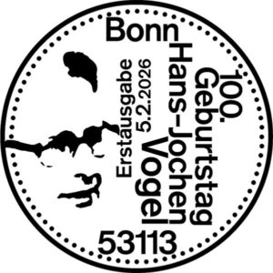 Stempel Bonn Hans-Jochen Vogel