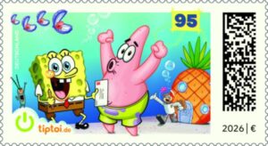 Briefmarke Deutschland SpongeBob