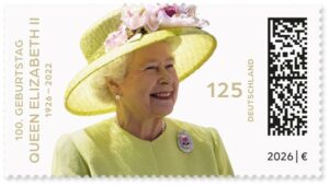 Briefmarke Deutschland Elisabeth II.