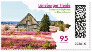 Briefmarke Deutschland Lüneburger Heide