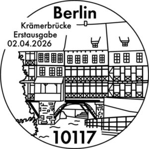 Stempel Berlin Krämerbruecke Erfurt