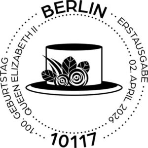 Stempel Berlin Queen Elisabeth II.