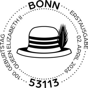 Stempel Bonn Queen Elisabeth II.