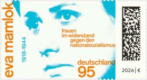 Briefmarke Deutschland Eva Mamlok