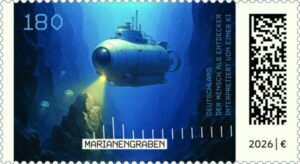 Briefmarke Deutschland Marianengraben