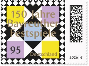 Briefmarke Deutschland Bayreuther Festspiele