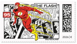 Briefmarke Deutschland The Flash