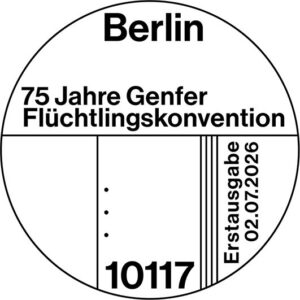 Stempel Berlin Genfer Flüchtlingskonvention