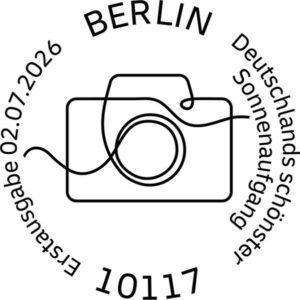 Stempel Berlin Sonnenaufgang