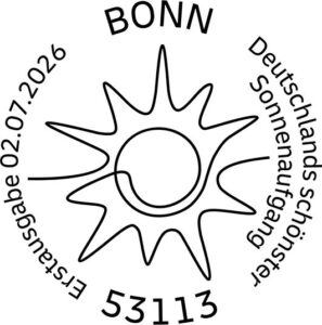 Stempel Bonn Sonnenaufgang