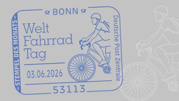 Stempel des Monats: Weltfahrradtag