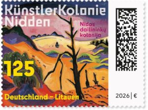 Briefmarke Deutschland Künstlerkolonie-Nidden