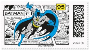 Briefmarke Deutschland Batman