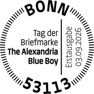 Stempel Bonn Alexandria Blue Boy
