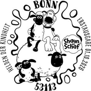 Stempel Bonn Shaun das Schaaf
