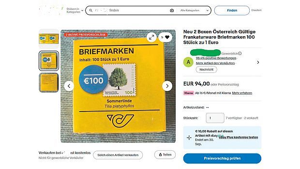 Screenshot Briefmarke Faelschung Sommerlinde