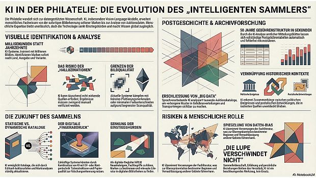 Grafik zu Künstlicher Intelligenz in der philatelie